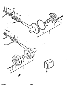 GS550 Поворотники