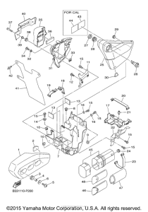 XVS950CR Боковые обтекатели