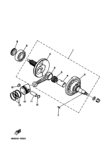 T50D ｸﾗﾝｸｼﾔﾌﾄ. ﾋﾟｽﾄﾝ