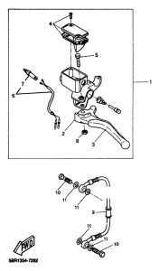 YQ50 Задний торм цилиндр