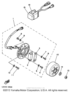 YZ80S (Motocross) Генератор