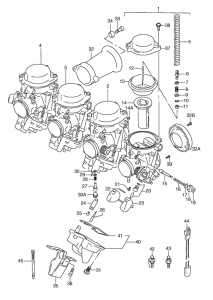 GSX-R600 Carburetor assy