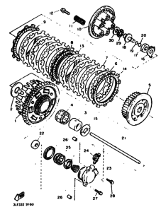 FZR1000 FZR1000B Бендикс