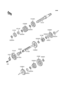 BN125 Трансмиссия