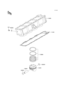 ZR1000 Цилиндр и поршни