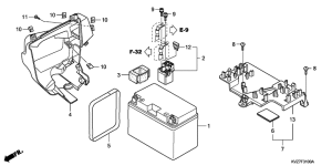 NSS250 (ABS) Аккумулятор