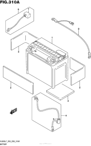 VL800T Battery (Vl800L7 E03)