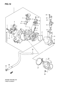 AN400 (ABS) Дроссель
