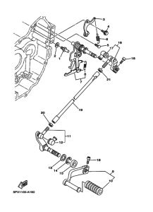 XV1700PC XV17PC XV17PCS Shaft shift