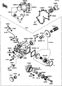 VN1500 Front bevel gear(1 / 2)