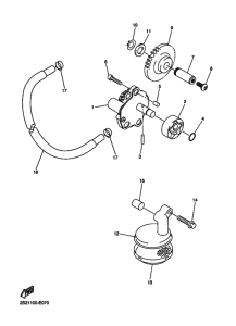 WR450F Маслонасос