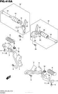 VZ800 Подножки