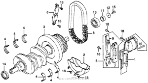 GL1000 Коленвал
