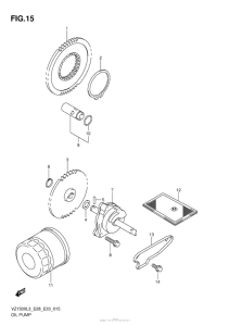 VZ1500 Масляный насос