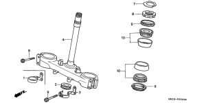 XR200R Траверса нижняя