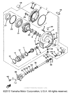 XJ650H Ведущий вал