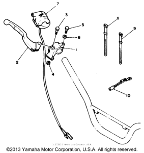 PW80F Handle switch - lever