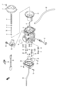 DR125 Carburetor assy