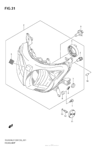 DL650 (ABS) Фара