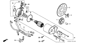CH125 Стартерный мотор