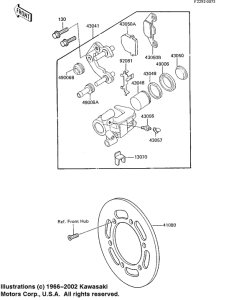  Передний суппорт