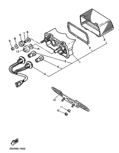 FZR1000 Фонарь