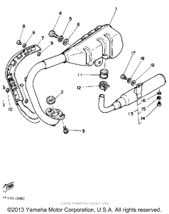 PW50D Выхлопная система