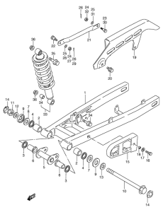 RG80 Маятник задний