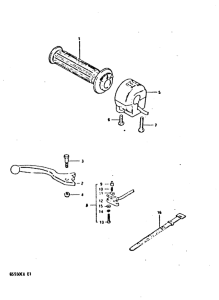 GS550 Right handle switch