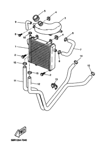 YQ50 Radiator. hose