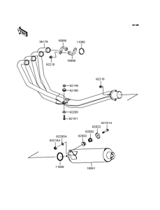 ZR400 Глушитель