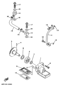 TZ250 Масляный насос