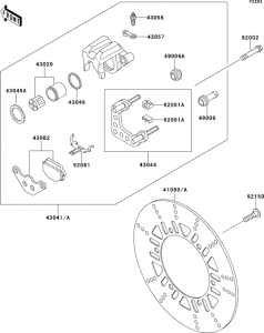 EL250 Передний тормоз
