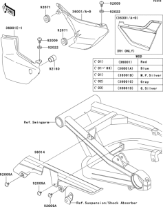 ZR1200 Боковые обтекатели