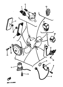 FZR400 FZR400U Equipo electrico