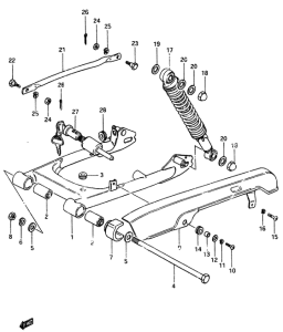 ZR50 Маятник задний