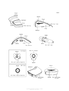 VN1700 Decals (Gray / black)(Bhf)