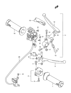 AN150 Рулевой рычаг