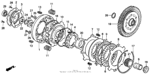 Z50R Сцепление
