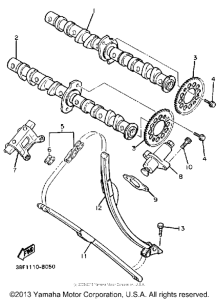 FZR400U Camshaft-chain