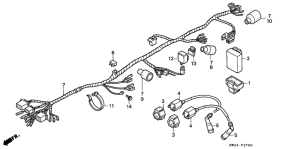 CD250 Wire harness /  ignition coil