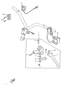 CW50RS Handle switch. lever