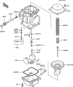 EN450 Carburetor parts(1 / 2)
