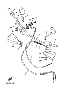 DT200WR ｽﾃｱﾘﾝｸﾞﾊﾝﾄﾞﾙ. ｹｰﾌﾞﾙ