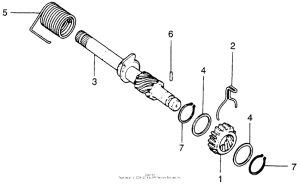 CB200T Кик стартер