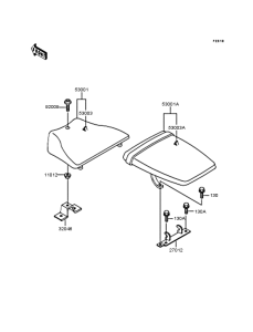 ZX400 Сиденье