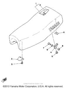 YZ465G Сиденье