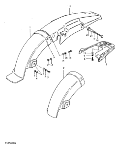 TS250 Заднее крыло