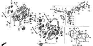 CR125R Crankcase ('03-'04)
