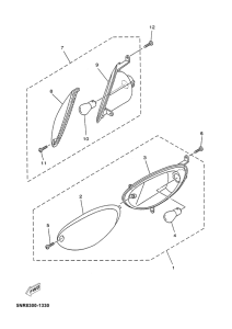 YP125E Поворотники